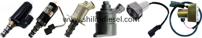 exavator hydraulic pump solenoid valve