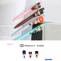 PVC soft plastic pen, plastic three-dimensional cartoon pen