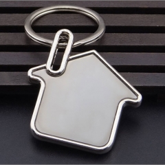 Metal key chain gift customized logo