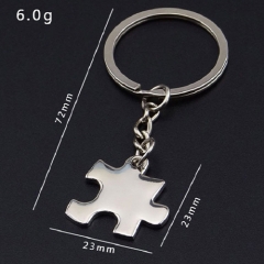 Metal key chain gift customized logo