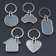Metal key chain gift customized logo