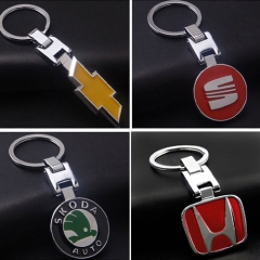 Metal key chain gift customized logo