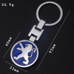 Metal key chain gift customized logo