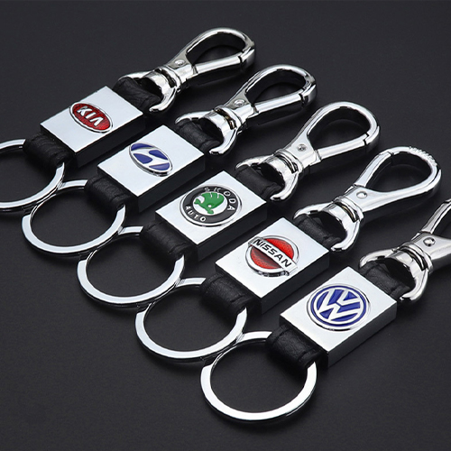 Metal key chain gift customized logo