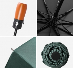 The new summer windproof automatic umbrella uv Sunny and Rainy Umbrella