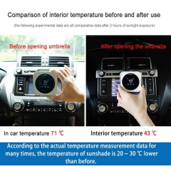 Emergency Protector Hammer Car Dashboard Sun Shade Umbrella Convenient