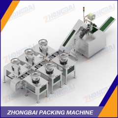 Counting Packing Machine with Six Bowls Chain Conveyor
