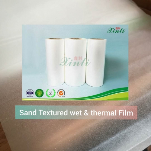 Sand Textured Wet & Thermal Film for wedding card | Paper Bags