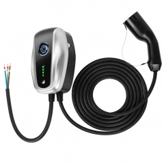 EV Charger IEC62196 Type2 7KW 32A 1Phase Wallbox Charging Station LED Display Cable Swipe Card Charging For Electric Vehicle Car
