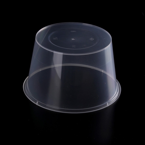 recyclable PET disposable 32oz take out salad bowls plastic