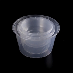 recyclable PET disposable 32oz take out salad bowls plastic