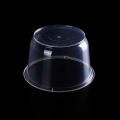 High Quality Transparent Disposable Plastic Salad Bowl