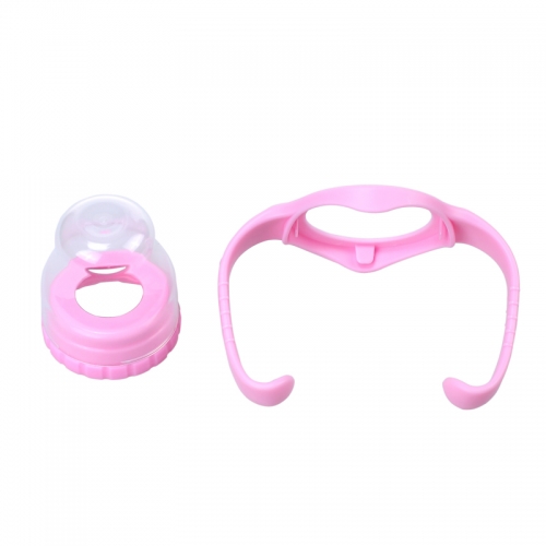 Hot sale baby bottle handles baby plastic milk bottle