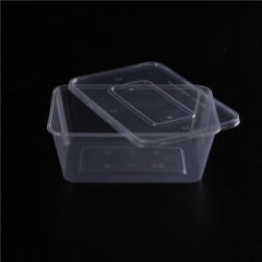 Wholesale disposable rectangular pp plastic eco friendly hot food storage containers for children