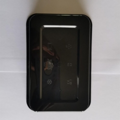 500ml disposable pp black food container for takeaway