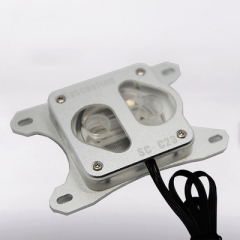 Syscooling C23 new high quality acrylic transparent cover water cooling block for computer cpu