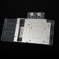 Syscooling transparent acrylic full coverage water block for clear GTX970 hall of fame graphic GPU water block