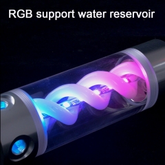 Syscooling ART31 water cooling coolant resrvoir transparent T virus reservoir with RGB light