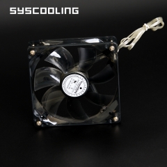 Syscooling 120mm silent fan DC12V water cooling fan pc with colored Led lights