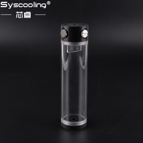 Syscooling New design ART15 190mm Cylindrical Transparent Acrylic Water Tank