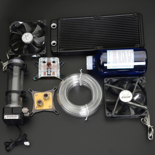 Syscooling pc water cooling kit liquid computer cooler kits for CPU GPU water cooling