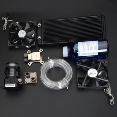 Syscooling computer CPU GPU water cooling system water tanks cooling fan