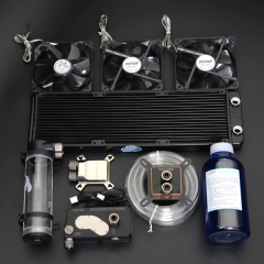 Syscooling high performance cooling system computer cpu and gpu water cooling kit