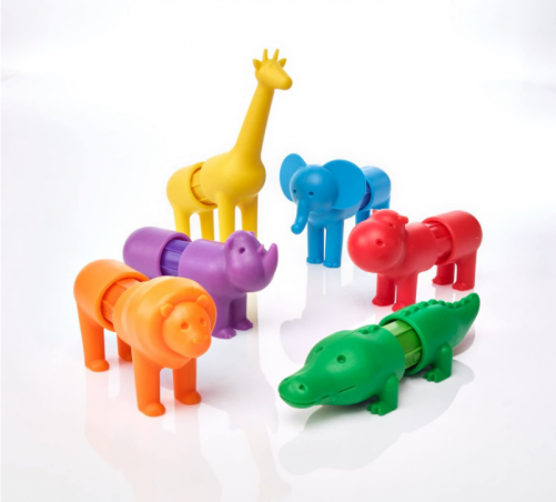 Animals STEM Magnetic Discovery Building Set Magnetic Stick and ball