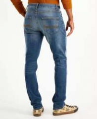 Patchwork Damaged Skinny Men Jeans
