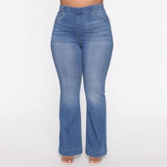 Plus Size Flare Women Jeans