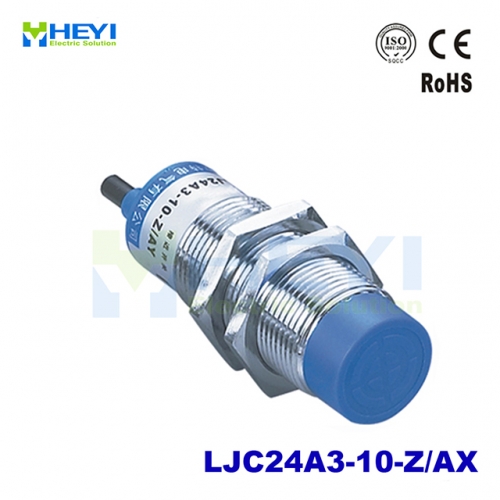 M24 capacitive proximity sensor switch LJC24A3-10-ZAX DC6-36V 3-wire NC NPN 300mA Sn 10mm