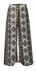 Chiffon pants aztec nature colors