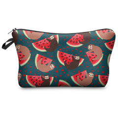 Cosmetic case watermelon sloths