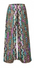 Chiffon pants serpentine