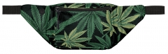 Patch pockets waist bag leaf