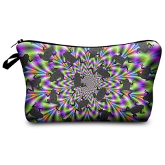 Makeup bag psychodelic frog