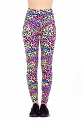 regular leggings Leopard Colourful