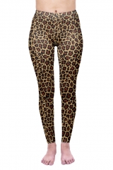 regular leggings Leopard Brown
