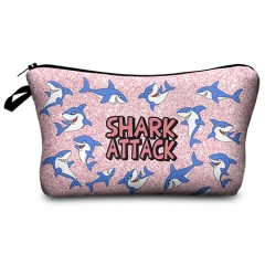 Makeup bag shark attack