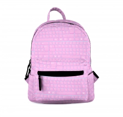 mini schoolbag keyboard pink