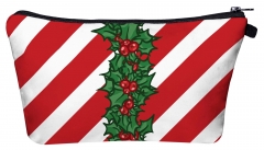 Cosmetic case candy cane