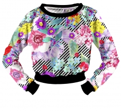 sweatshirt flower power