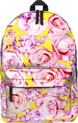 school bag summer roses