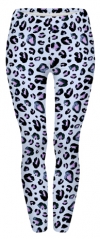 regular leggings Leopard Purple