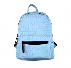 mini schoolbag keyboard blue