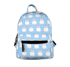 mini schoolbag white sparkle Kitty