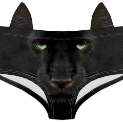 耳朵内裤野生动物黑豹眼睛Panther