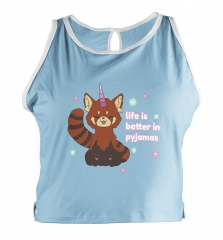 vest red pandacorn