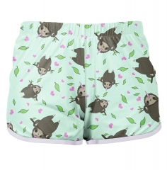 短裤绿底独角树獭slothicorn