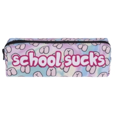 pencil case SCHOOL SUCKS ASS